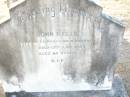 John KELLY,
born Co Rosscommon Ireland,
died 13 June 1927 aged 84 years;
Helidon Catholic cemetery, Gatton Shire