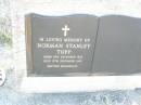 Norman Stanley TOPP,
born 6 Dec 1922 died 13 Dec 1993;
Helidon Catholic cemetery, Gatton Shire