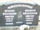 Irene Dorothy LORD, mum,
19-7-1902 - 4-5-1991;
Victor Frederick LORD, dad,
31-5-1893 - 2-12-1946;
Helidon Catholic cemetery, Gatton Shire