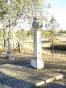 Michael BUGLER,
died 9 Aug 1907;
Johanna BUGLER,
died 14 Sept 1962;
Helidon Catholic cemetery, Gatton Shire