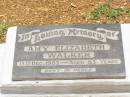 Amy Elizabeth WALKER,
died 13 Dec 1983 aged 83 years;
Howard cemetery, City of Hervey Bay