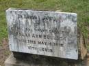 Sarah Ann BULLICK,
infant daughter,
died 10 May 1909;
Howard cemetery, City of Hervey Bay