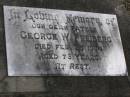 George W FREIBERG
d: 25 Feb 1964, aged 78
Hoya Lutheran Cemetery, Boonah Shire