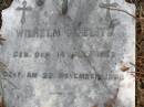 Wilhelm POELITZ
geb 14 Jul 1832, gest 22 Nov 1908
Hoya Lutheran Cemetery, Boonah Shire