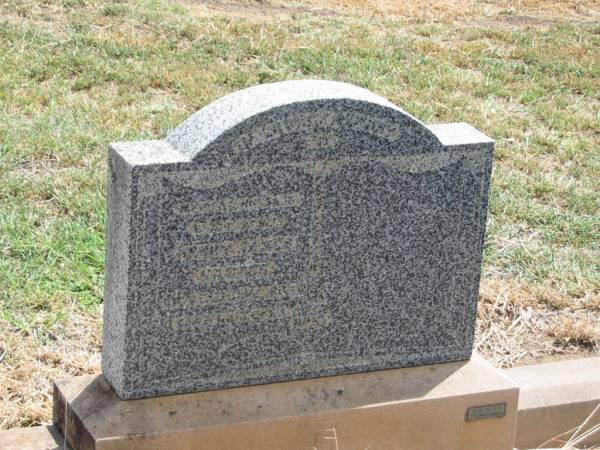Henry James KAUTER,  | father,  | died 17 June 1942 aged 62 years;  | Jandowae Cemetery, Wambo Shire  | 