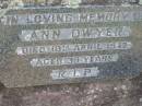 Ann DWYER
19 Apr 1947, aged 38
Kalbar Catholic Cemetery, Boonah Shire