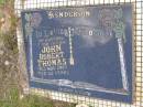 John Robert Thomas HENDERSON,
husband father,
died 18 Nov 1987 aged 63 years;
Kandanga Cemetery, Cooloola Shire
