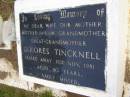 Dolores TINCKNELL,
wife mother mother-in-law grandmother
great-grandmother,
died 19 Nov 1981 aged 80 years;
Kandanga Cemetery, Cooloola Shire