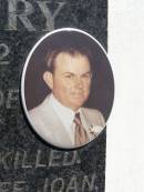 Brian GENTRY,
29-1-44 - 8-8-02,
accidentally killed,
missed by wife Joan, Jennette, James, Tony,
Andrea, Adam & Josee;
Kandanga Cemetery, Cooloola Shire