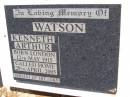 Kenneth Arthur WATSON,
born London 12 May 1915,
died 29 April 2005;
Kandanga Cemetery, Cooloola Shire