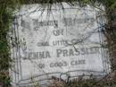 
Jenna PARASSLER, little girl;
St Johns Catholic Church, Kerry, Beaudesert Shire
