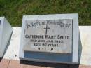 
John Reilly SMITH,
died 7 Aug 1955 aged 82 years;
Catherine Mary SMITH,
died 28 Jan 1983 aged 90 years;
St Johns Catholic Church, Kerry, Beaudesert Shire
