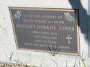 Gordon Robert JONES,
husband father,
died 29 April 1998 aged 65 years;
Kilkivan cemetery, Kilkivan Shire