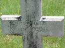 John OSHEA,
died 20 Jan 1904 aged 4 years;
Kilkivan cemetery, Kilkivan Shire