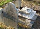 Morton,
son of Wynford & Alice HORNEMAN,
died 1 May 1912 aged 8 months;
Killarney cemetery, Warwick Shire