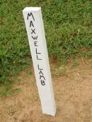 Maxwell LAMB;
Killarney cemetery, Warwick Shire