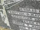George T. MAUROMATIS,
died 29-3-1942 aged 60 years;
Killarney cemetery, Warwick Shire