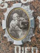 Dennis William FISCHER,
son,
died 7 Nov 1950 aged 4 years 11 months;
Killarney cemetery, Warwick Shire