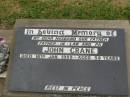 John CRANE,
husband father father-in-law pa,
died 18 Jan 1989 aged 59 years;
Killarney cemetery, Warwick Shire