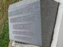 Walter Albert BLOOMFIELD,
died 4 July 1970 aged 59 years;
Killarney cemetery, Warwick Shire