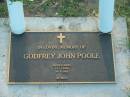 Godfrey John POOLE,
died 13-11-2004 aged 84 years;
Killarney cemetery, Warwick Shire