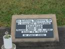 Laurence-Simpson TRANTER,
born 1918,
died 21-3-1997 aged 79 years;
Killarney cemetery, Warwick Shire