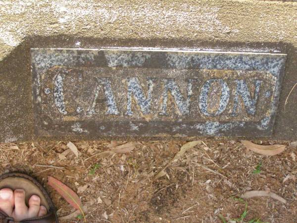 Eileen CANNON?,  | Lawnton cemetery, Pine Rivers Shire  | 