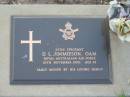 D.L. JIMMIESON,
died 10 Nov 1990 aged 69 years;
Lawnton cemetery, Pine Rivers Shire