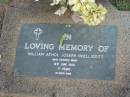William Athol Joseph MCELLIGOTT,
died 14 June 1988 aged 77 years;
Lawnton cemetery, Pine Rivers Shire