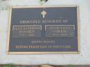 Alice Katherine BOWDEN,
1907 - 1988;
Jessie Ellen CORRIE,
1914 - 2003;
sisters;
Lawnton cemetery, Pine Rivers Shire