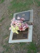 N.S. WHITMORE,
died 22 Oct 1989 aged 70 years;
Mary Elizabeth WHITMORE,
mother grandmother,
died 25 May 2005 aged 86 years;
Lawnton cemetery, Pine Rivers Shire