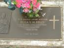 Eliza V.M. KELLY,
mother,
died 19 June 1983 aged 82 years;
Lawnton cemetery, Pine Rivers Shire