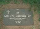 Beatrice GRISENTHWAITE,
died 21 Jan 1985 aged 88 years;
Lawnton cemetery, Pine Rivers Shire