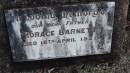 Lucy Violet May BARNETT
d: 16 Aug 1929
Horace BARNETT
d: 18 Apr 1928
Legume cemetery, Tenterfield, NSW