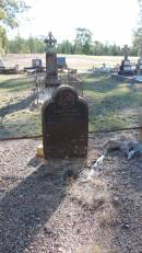 John HALEY
b: 12 Jul 1815
d: 3 Jun 1897
native of Cork Ireland
Daughter Eliza BRENNAN of Leyburn
Leyburn Cemetery