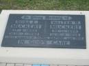 
Rosa E. MUCKERT, 17-8-1902 - 10-2-1996;
Walter H. MUCKERT, 30-11-1896 - 10-4-1936;
parents of Doris, Daphne, Iris;
Lowood Trinity Lutheran Cemetery (Bethel Section), Esk Shire
