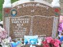 Taryn Lee REA,
5-10-1994 - 8-7-1998 aged 3 years 9 months;
Ma Ma Creek Anglican Cemetery, Gatton shire
