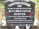 John Edward PLANT,
son brother,
died 13 Sept 1983 aged 15 years;
Ma Ma Creek Anglican Cemetery, Gatton shire