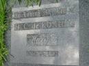 H.C. de KONING (Harry),
1921 - 1992;
Maclean cemetery, Beaudesert Shire