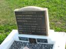 Ludwig W. LINNING, 27-4-1878 - 10-12-1955;
Violet H. LINNING, 22-3-1882 - 13-7-1965;
Annie HECK, 21-11-1888 - 6-8-1976;
their sons and daughters;
Norma, 12-9-1904 - 22-4-1980;
Ronald, 3-5-1906 - 17-11-1967;
George, 9-4-1907 - 11-9-1991;
Ralph, 30-8-1908 - 4-4-1977;
Dudley, 11-4-1911 - 31-7-1969;
May, 21-3-1913 - 29-11-1993;
Basil, 8-7-1918 - 26-4-2000;
also;
Alfred Henry MILWARD, died 18-5-1970, aged 70 years;
Ronald Frederick LINNING, 3 May 1906 - 15 Nov 1967;
Norma Alice MILWARD, died 22-4-1980 aged 75 years;
Marburg Anglican Cemetery, Ipswich