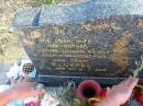 Ada Jean KLUPFEL, 5-12-1915 - 10-7-2004,
wife mother mother-in-law nannie great-grandmother;
William Christoff KLUPFEL, 11-2-1915 - 23-4-1987,
husband father father-in-law poppie;
Marburg Anglican Cemetery, Ipswich
