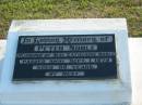 Peter NOBLE, husband of May Catherine NOBEL,
died 1 Sept 1979 aged 89 years;
Marburg Anglican Cemetery, Ipswich