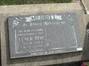 MERRITT, Leslie Roy,
25-8-1922 - 6-5-1994,
husband father pop;
Marburg Lutheran Cemetery, Ipswich