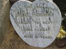 Irene HOHNKE,
died 7 Jan 1924 aged 12 years;
Marburg Lutheran Cemetery, Ipswich