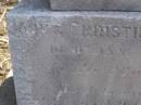 Albert SOMMER,
son of John & Christina SOMMER,
died 15 Jan 1902 in 22nd year;
Meringandan cemetery, Rosalie Shire