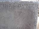 Albert SOMMER,
son of John & Christina SOMMER,
died 15 Jan 1902 in 22nd year;
Meringandan cemetery, Rosalie Shire