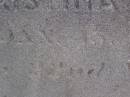Albert SOMMER,
son of John & Christina SOMMER,
died 15 Jan 1902 in 22nd year;
Meringandan cemetery, Rosalie Shire