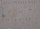 Charles Joseph CONNORS,
second son of H. & A. CONNORS,
died 4 Feb 1902 ages 29 years;
Henry CONNORS,
native of Co. Tipperary Ireland,
died Toowoomba 15 March 1871 aged 40 years;
Meringandan cemetery, Rosalie Shire