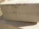 Johann SOMMER,
native of Germany,
died 29 April 1905 in 60th? year;
Meringandan cemetery, Rosalie Shire