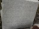 Christian Frederick KRUGER,
native of Gorkem??? Germany
died 1 ??? 1901 aged 72 years 5 months;
Meringandan cemetery, Rosalie Shire